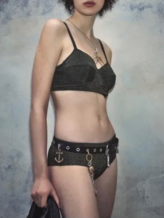 Zara Other - Zara x Kate Moss Sparkling Bikini Bottoms Special Collaboration Bobby Gillespie